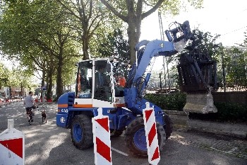 Einde omleidingsroute Stationsgebied