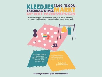 Kleedjesmarkt op het Mauveplein