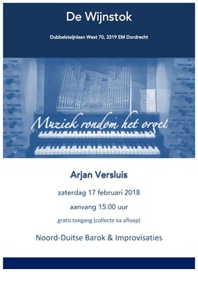Arjan Versluis in concert in de Wijnstok