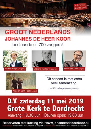 Concert van Het Groot Nederlands Johannes de Heer koor