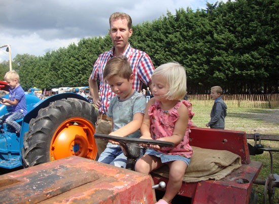 Er was volop vertier en gezelligheid op de Boerendag