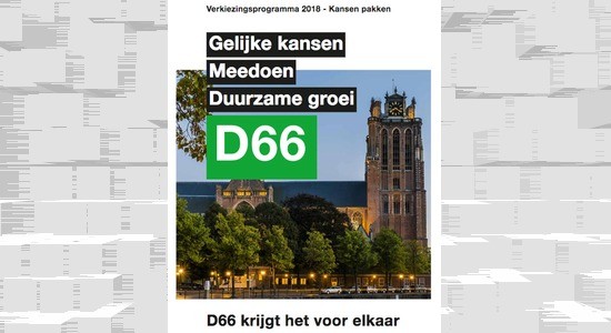 D66 Dordrecht presenteert haar programma “Kansen Pakken”.