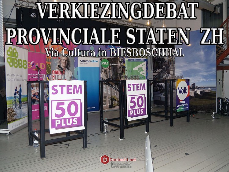 Verkiezingsdebat Provinciale Staten in de Biesboschhal